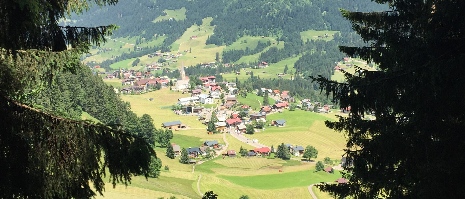 Blick auf Mittelberg | © Kleinwalsertal Tourismus eGen