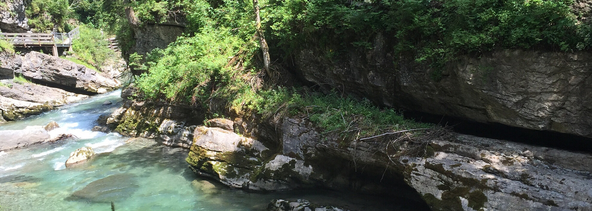 Grün schimmernde Breitach | © Kleinwalsertal Tourismus eGen