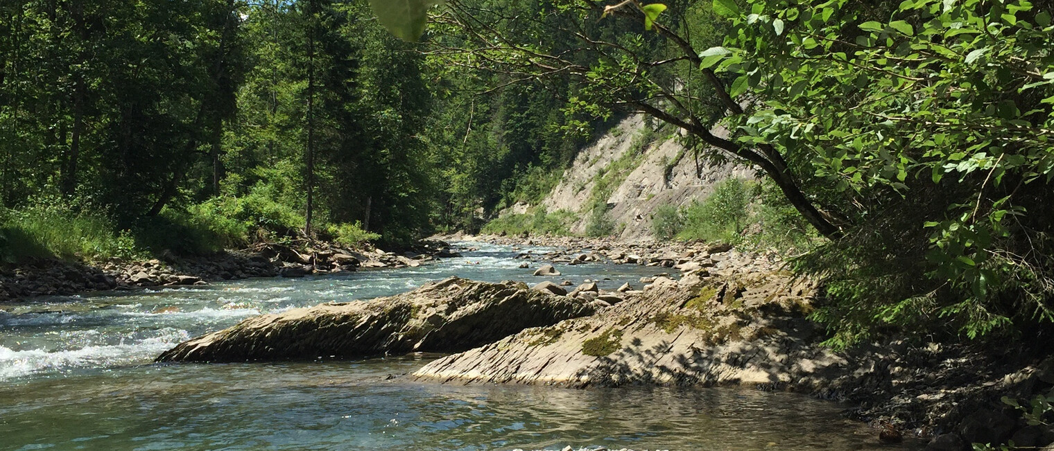 An der Breitach | © Kleinwalsertal