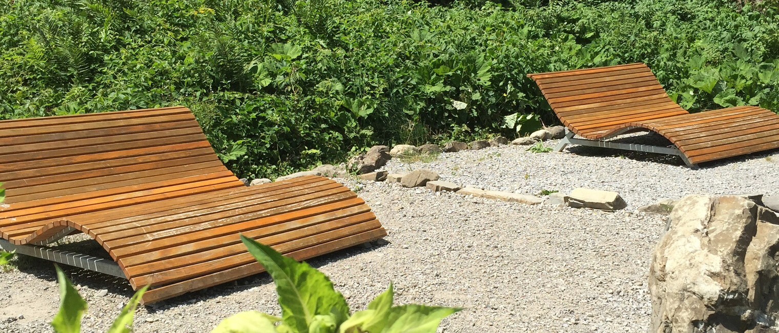 Ruhepause am Breitachweg | © Kleinwalsertal