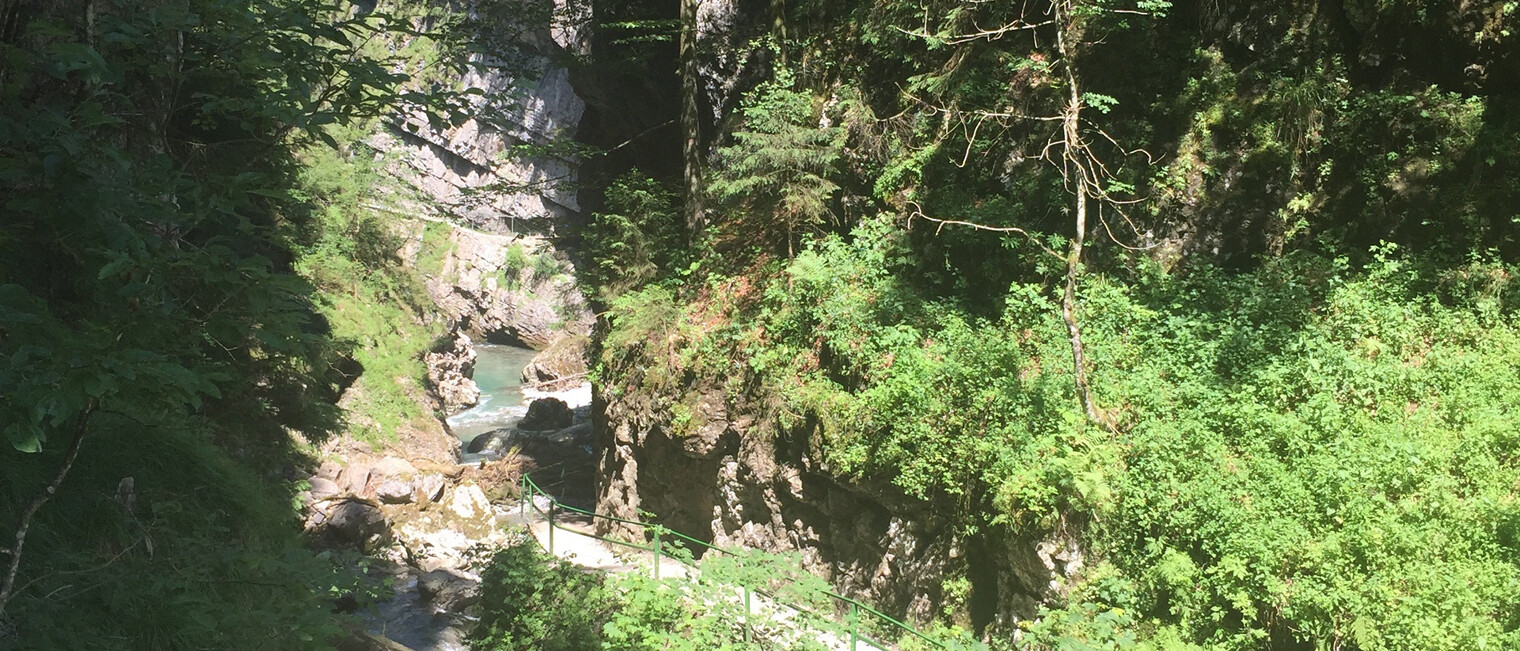 Eingang zur wilden Breitachklamm | © Kleinwalsertal Tourismus eGen