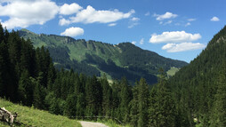 Aus dem Gemsteltal hinaus | © Kleinwalsertal Tourismus eGen