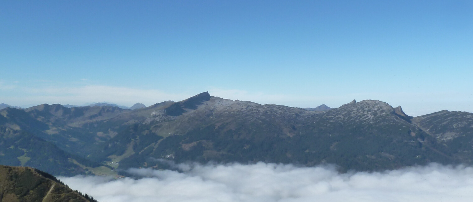 Blick auf den Hohen Ifen vom Fellhorn Gipfel | © Outdooractive Premium