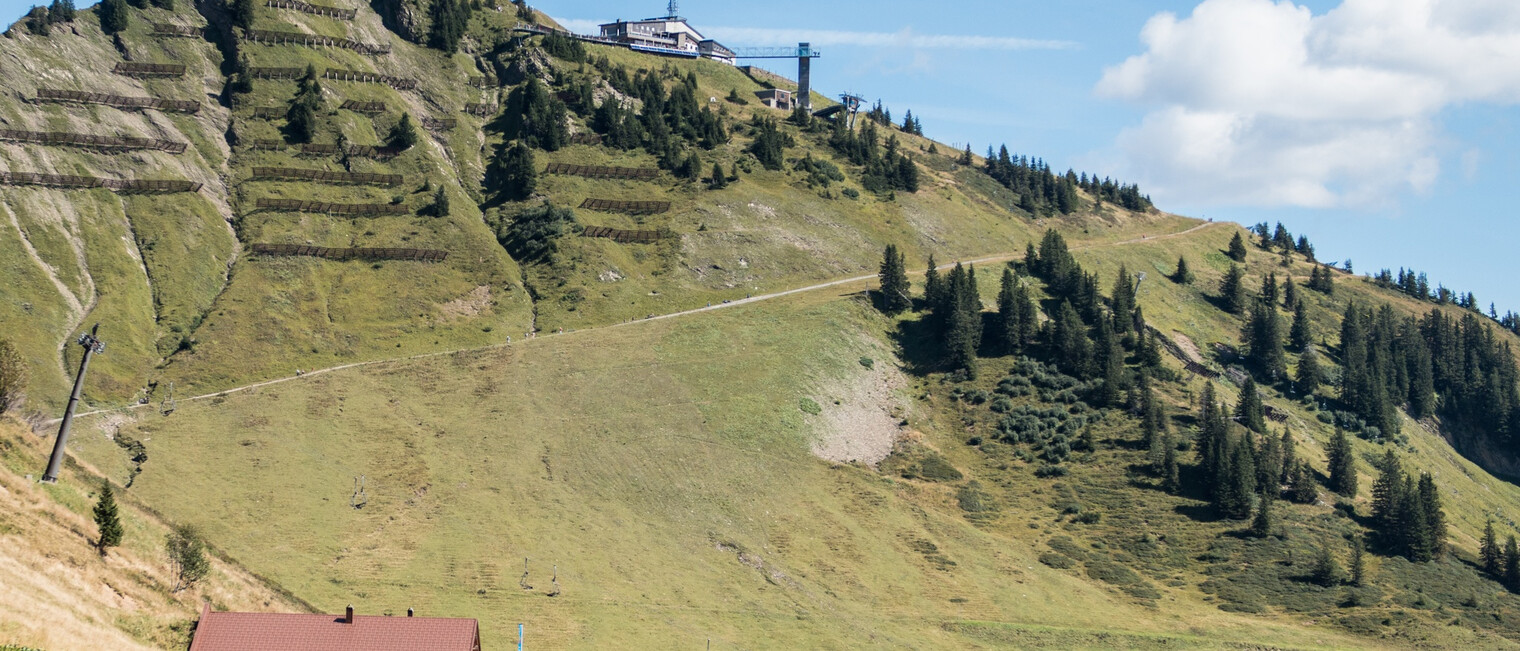 Das Walmendingerhorn mit der Oberen Lüchlealpe | © Kleinwalsertal Tourismus eGen