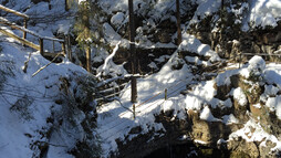 Naturbrücke im Winter | © Kleinwalsertal