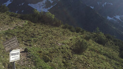 Wegzweig zur Fiderepasshütte | © Kleinwalsertal Tourismus