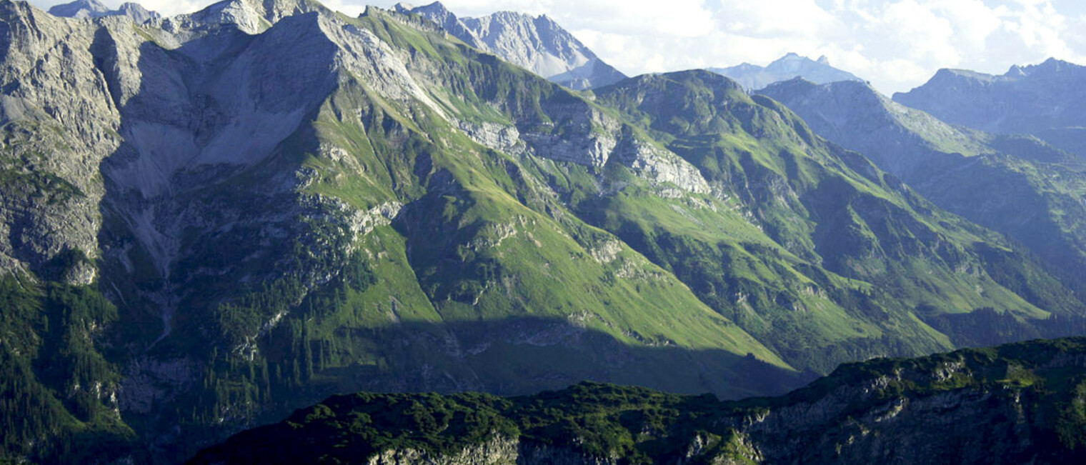 Bergpanorama um die Mindelheimer Hütte | © Kleinwalsertal Tourismus