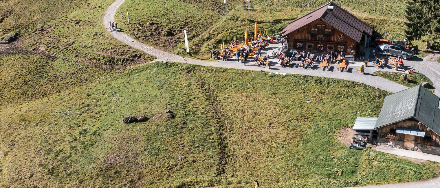 Bärgunthütte Kleinwalsertal | © Kleinwalsertal Tourismus eGen | @Fotograf: Bastian Morell 