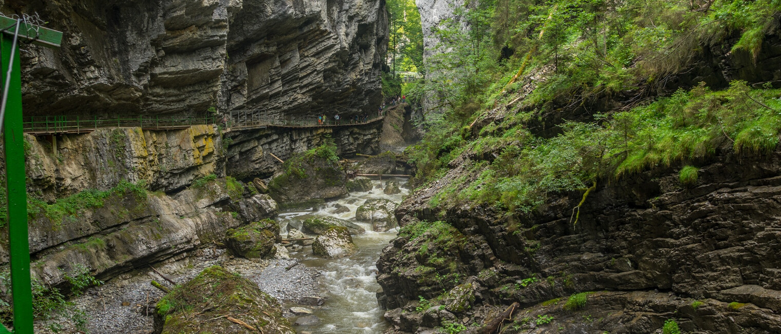 Breitachklamm | © Kleinwalsertal Tourismus eGen | @Fotograf: Steffen Berschin