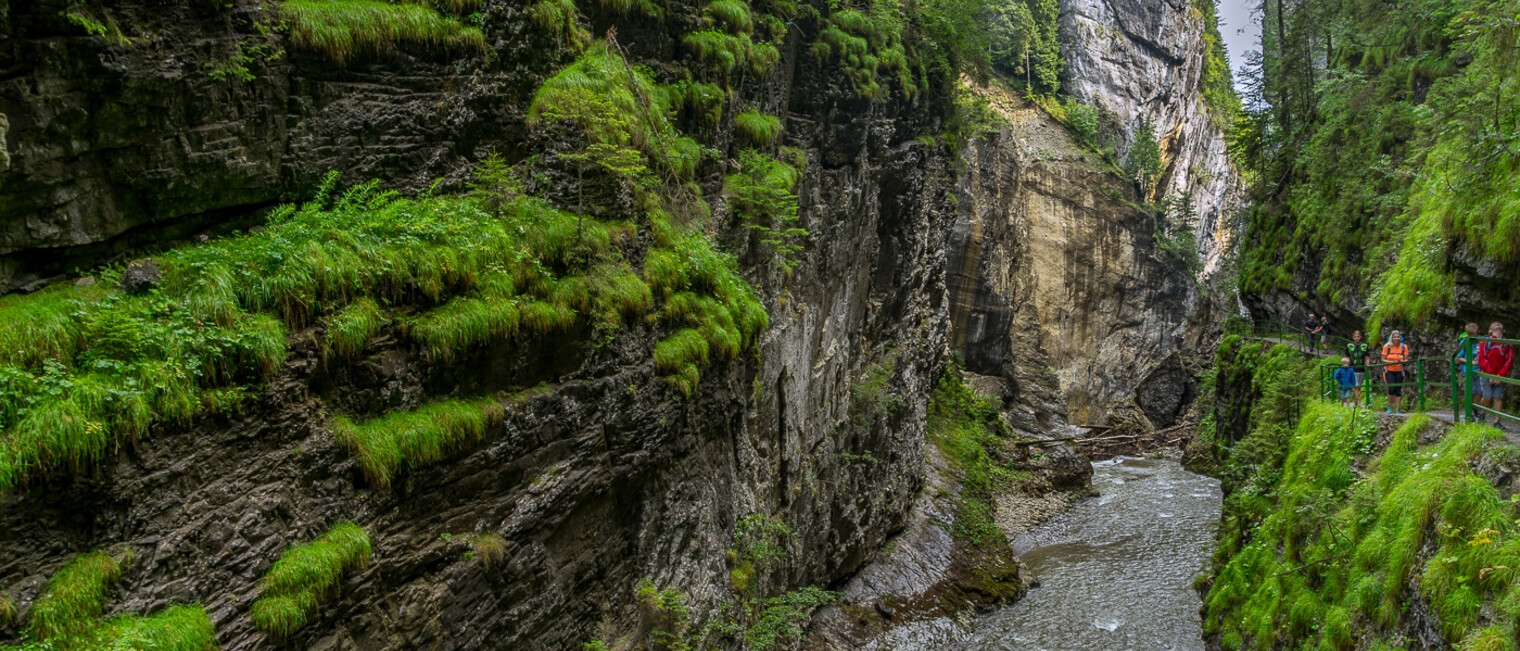 Breitachklamm | © Kleinwalsertal Tourismus eGen | @Fotograf: Steffen Berschin