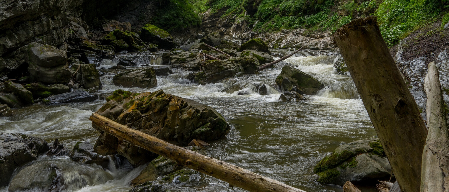 Breitachklamm | © Kleinwalsertal Tourismus eGen | @Fotograf: Steffen Berschin