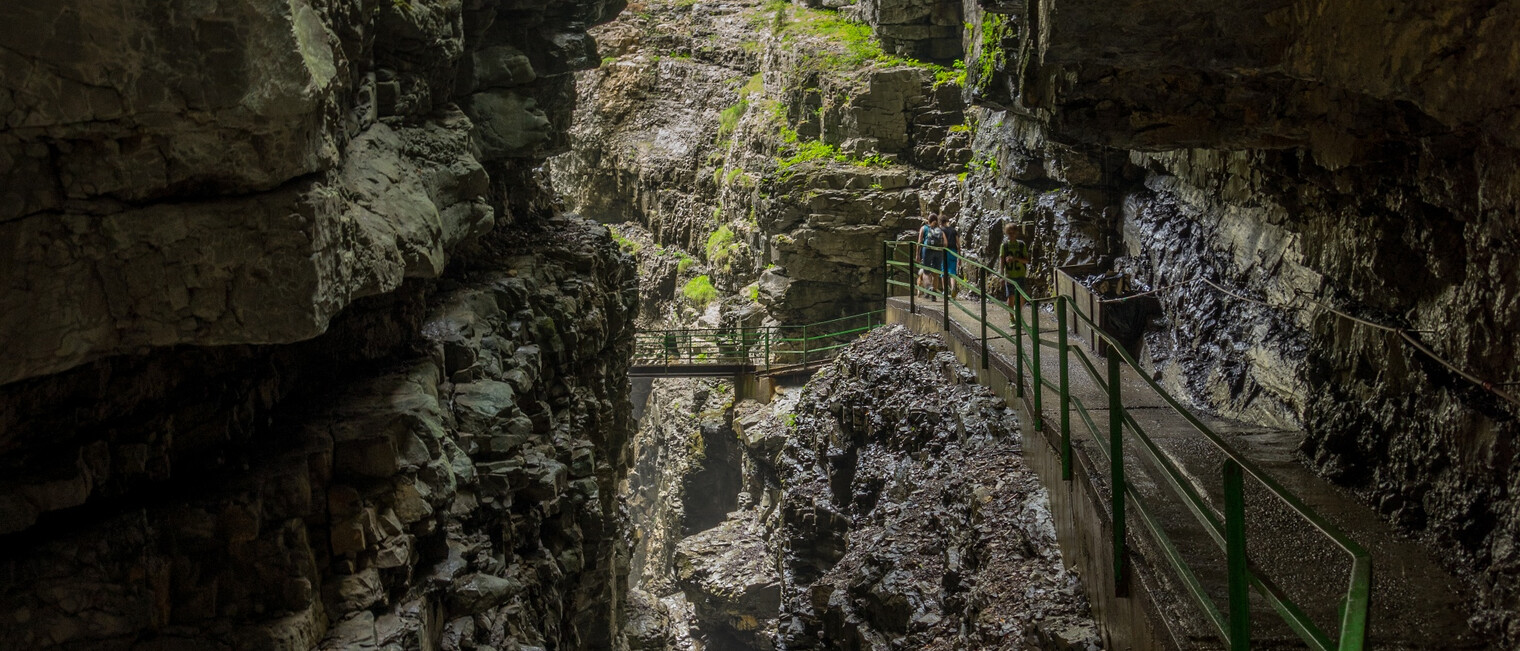 Breitachklamm | © Kleinwalsertal Tourismus eGen | @Fotograf: Steffen Berschin