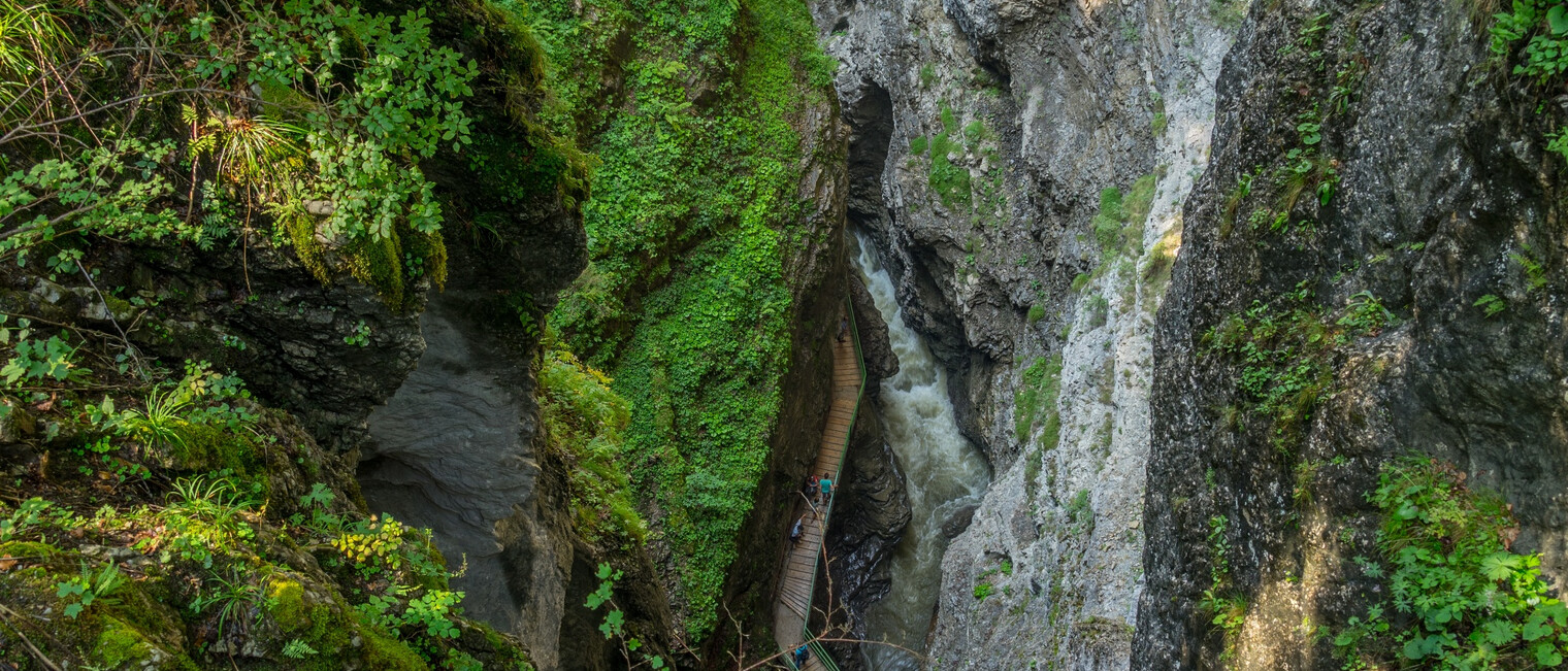 Breitachklamm | © Kleinwalsertal Tourismus eGen | @Fotograf: Steffen Berschin