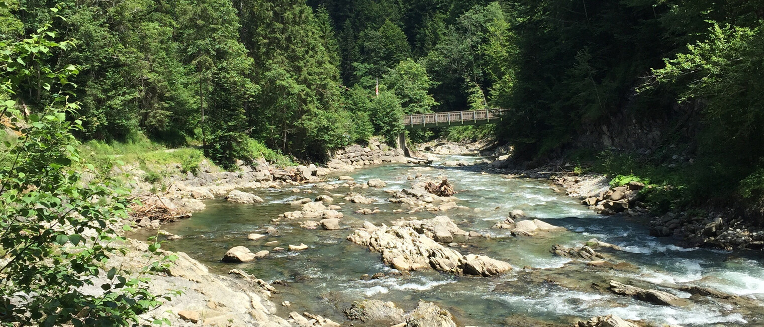 Auf dem Breitachweg zur Breitachklamm | © Kleinwalsertal Tourismus eGen