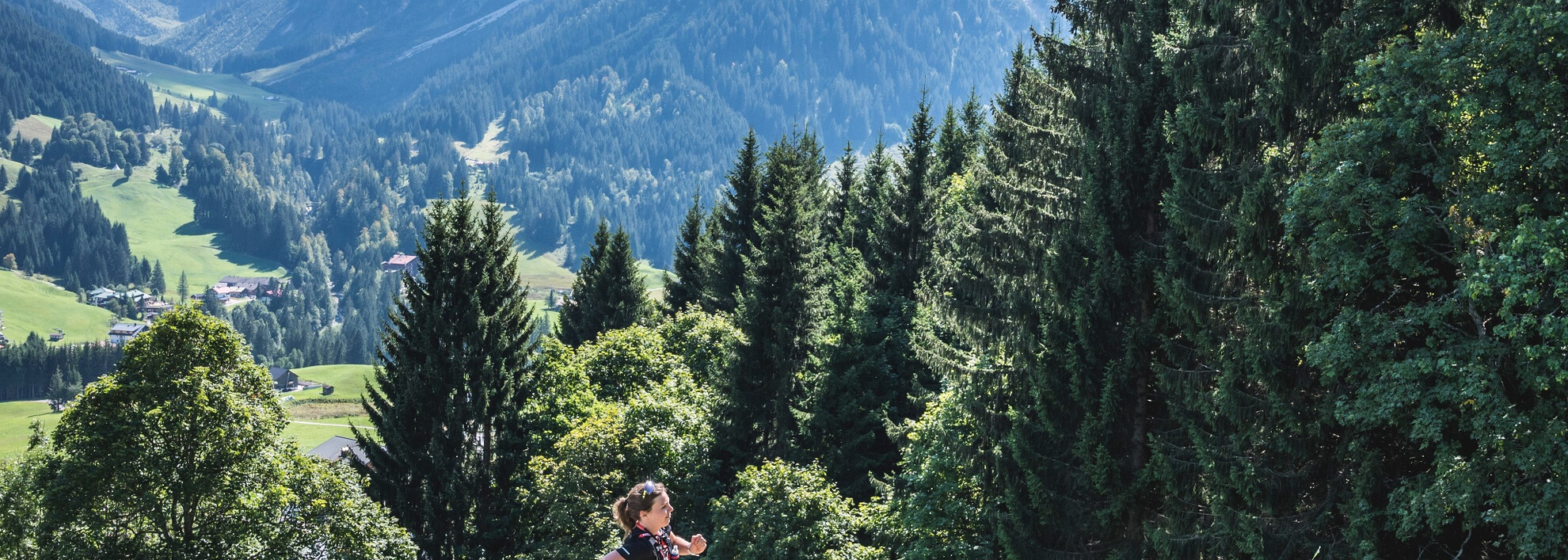 Trailrunning am Rohrweg | © Kleinwalsertal Tourismus eGen | Fotograf: Dominik Berchtold