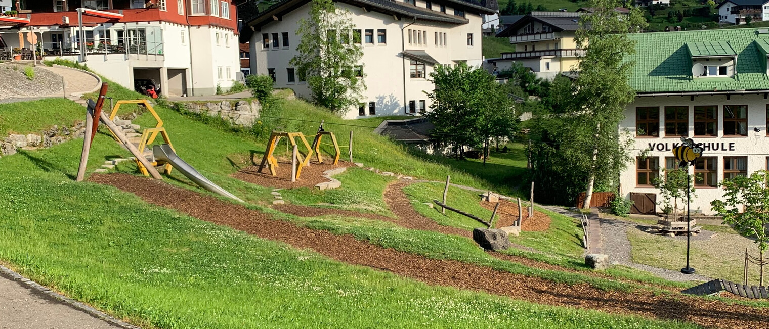 Kinderspielplatz Hirschegg | © Kleinwalsertal Tourismus eGen | Fotograf: Kleinwalsertal Tourismus eGen