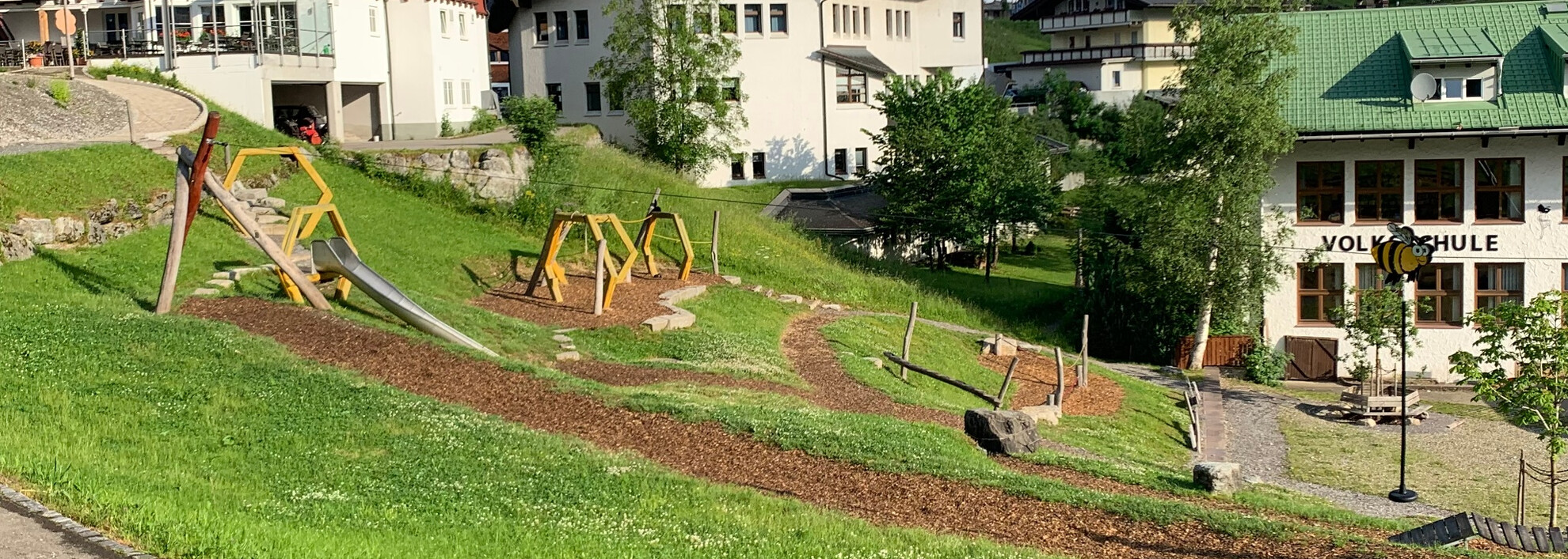 Kinderspielplatz Hirschegg | © Kleinwalsertal Tourismus eGen | Fotograf: Kleinwalsertal Tourismus eGen