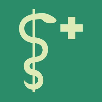 Ein grafisches Symbol, das ein Dollarzeichen mit einem medizinischen Kreuz kombiniert. Es vermittelt Gesundheits- und Finanzthemen. | © Help Ärztlicher Wochenend- und Feiertagsdienst