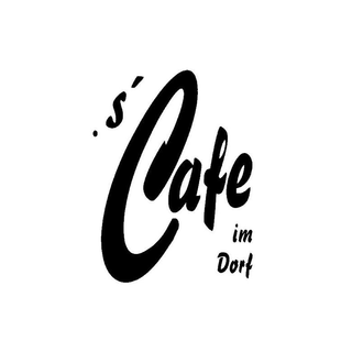 Ein stilvolles Logo für ein Café. Der Schriftzug präsentiert sich elegant und einladend. | © s'Cafe im Dorf Logo