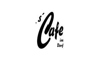 Ein stilvolles Logo für ein Café. Der Schriftzug präsentiert sich elegant und einladend. | © s'Cafe im Dorf Logo