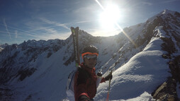 Skibergsteigen im Winter | © Kleinwalsertal Tourismus eGen | Fotograf: David Kögler