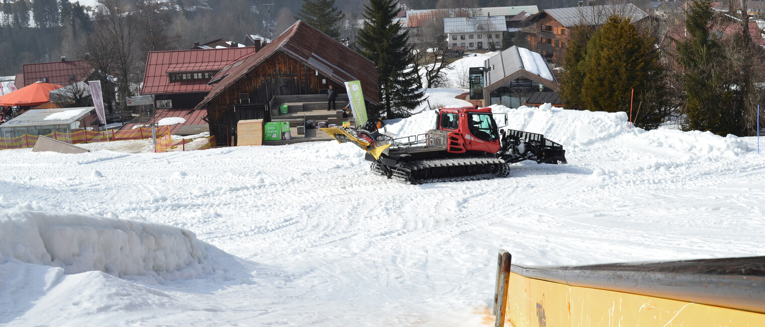 Pistenraupe im Crystal Ground | © Kleinwalsertal Tourismus eGen 