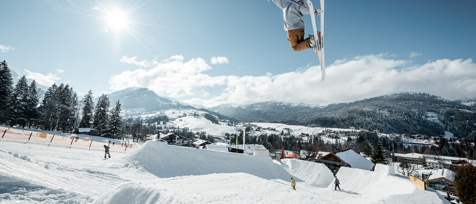 Kicker im Crystal Ground | © Kleinwalsertal Tourismus eGen | Fotograf: Mariell Vikkisk