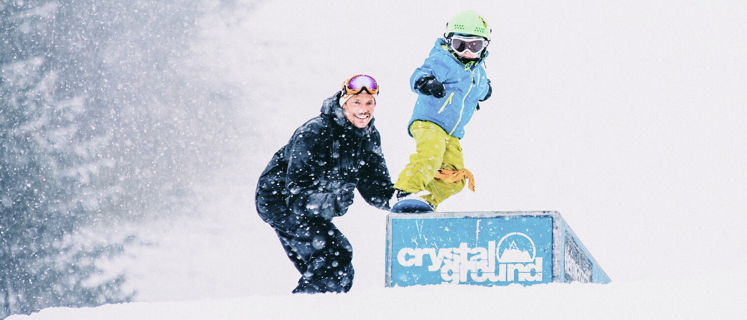 Kinder im Crystal Ground  | © Kleinwalsertal Tourismus eGen | Fotograf: Mariell Vikkisk