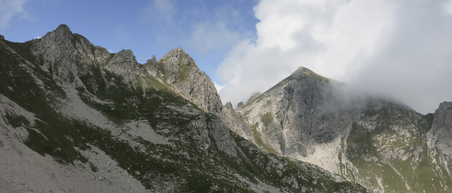 Hochgebirge im Kleinwalsertal | © Kleinwalsertal Tourismus eGen | Fotograf:  Antje Pabst