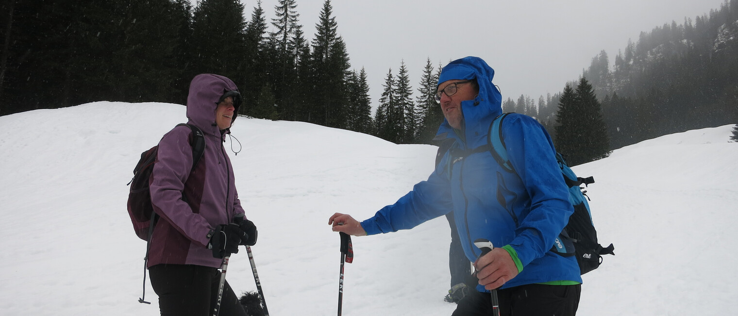 Gourmet snowshoe tour with Herbert Edlinger | © Kleinwalsertal Tourismus eGen | Photographer: Antje Pabst