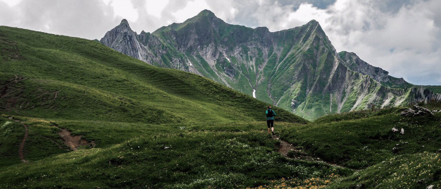 Kleinwalsertaler Bergwelt | © Kleinwalsertal Tourismus eGen | Fotograf: Dominik Berchtold