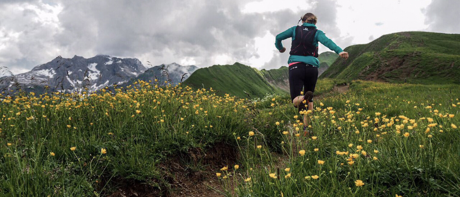 Trailrunning im Hochgebirge  | © Kleinwalsertal Tourismus eGen | Fotograf: Dominik Berchtold