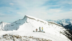 Hählekopf im Hintergrund der Ifen | © Kleinwalsertal Tourismus eGen | Fotograf: Chris Lemke