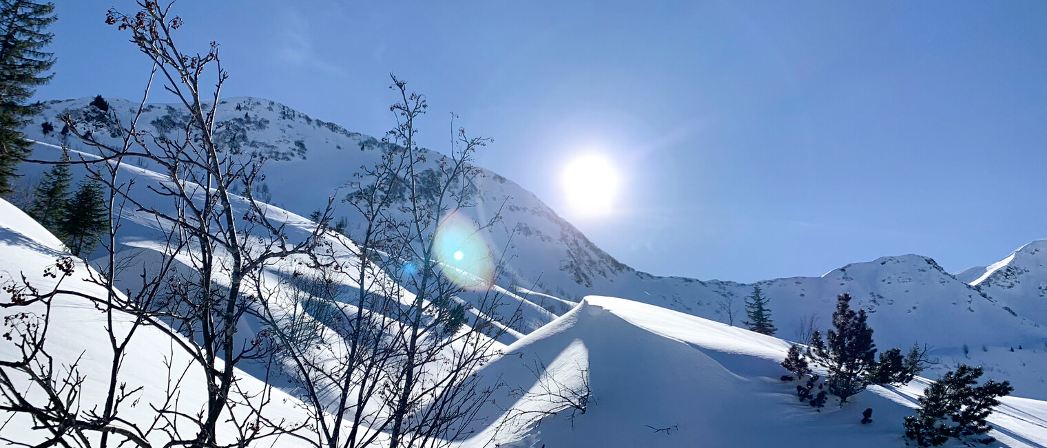 Schneeschuhtour Schwarzwassertal | © Kleinwalsertal Tourismus | Fotograf: Katharina Kleiter 