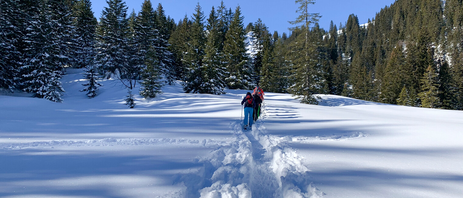 Snowshoe Tour Schwarzwassertal | © Kleinwalsertal Tourismus | Fotograf: Katharina Kleiter 