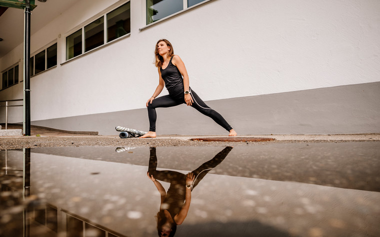 Sarina beim Yoga | © Sarina Berchtold | Fotograf: Dominik Berchtold