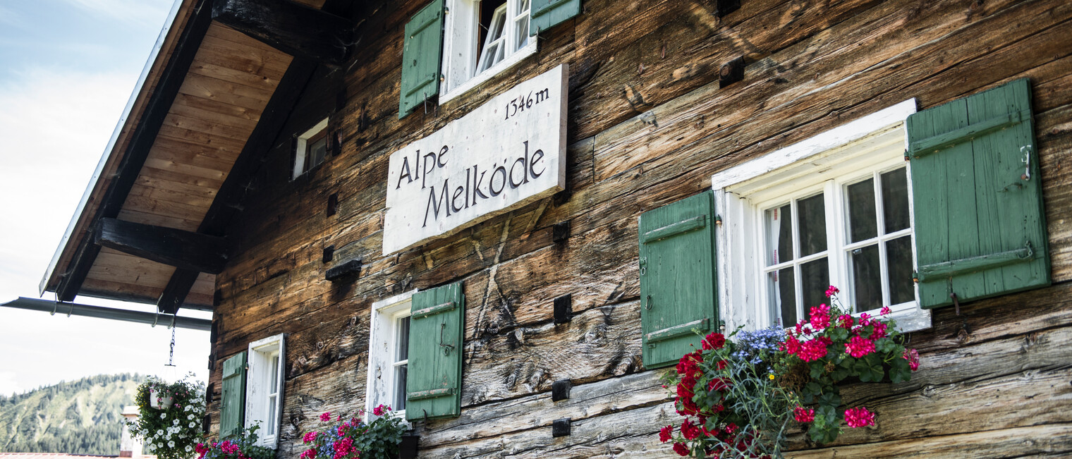 Alpe Melköde | © Kleinwalsertal Tourismus eGen | Fotograf: Andre Tappe