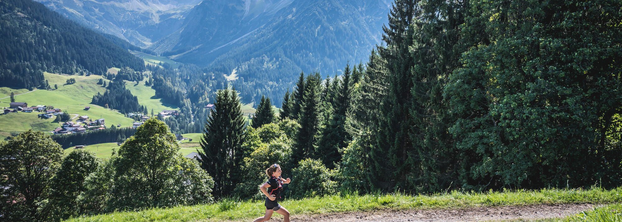 Sarina Berchtold Trailrunning | © Kleinwalsertal Tourismus eGen | Photographer: Dominik Berchtold