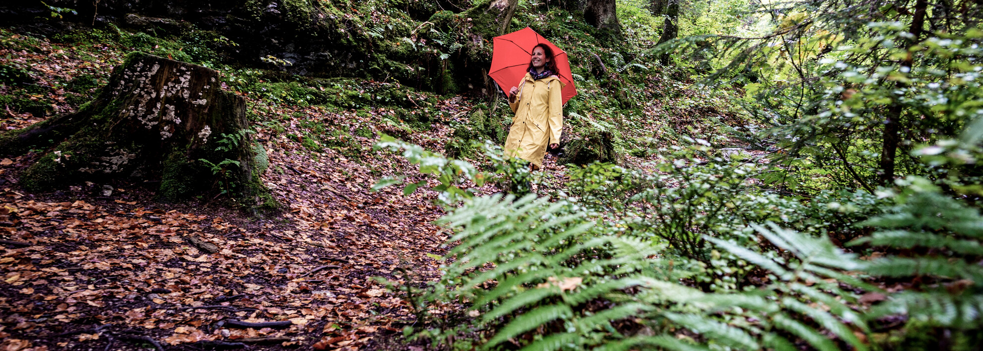 Hiking on rainy days | © Kleinwalsertal Tourismus eGen | Photographer: Dominik Berchtold