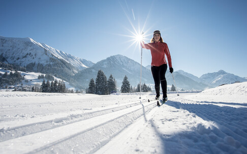 Cross-Country-Skiing Schwende  | © Kleinwalsertal Tourism eGen @Dominik Berchtold
