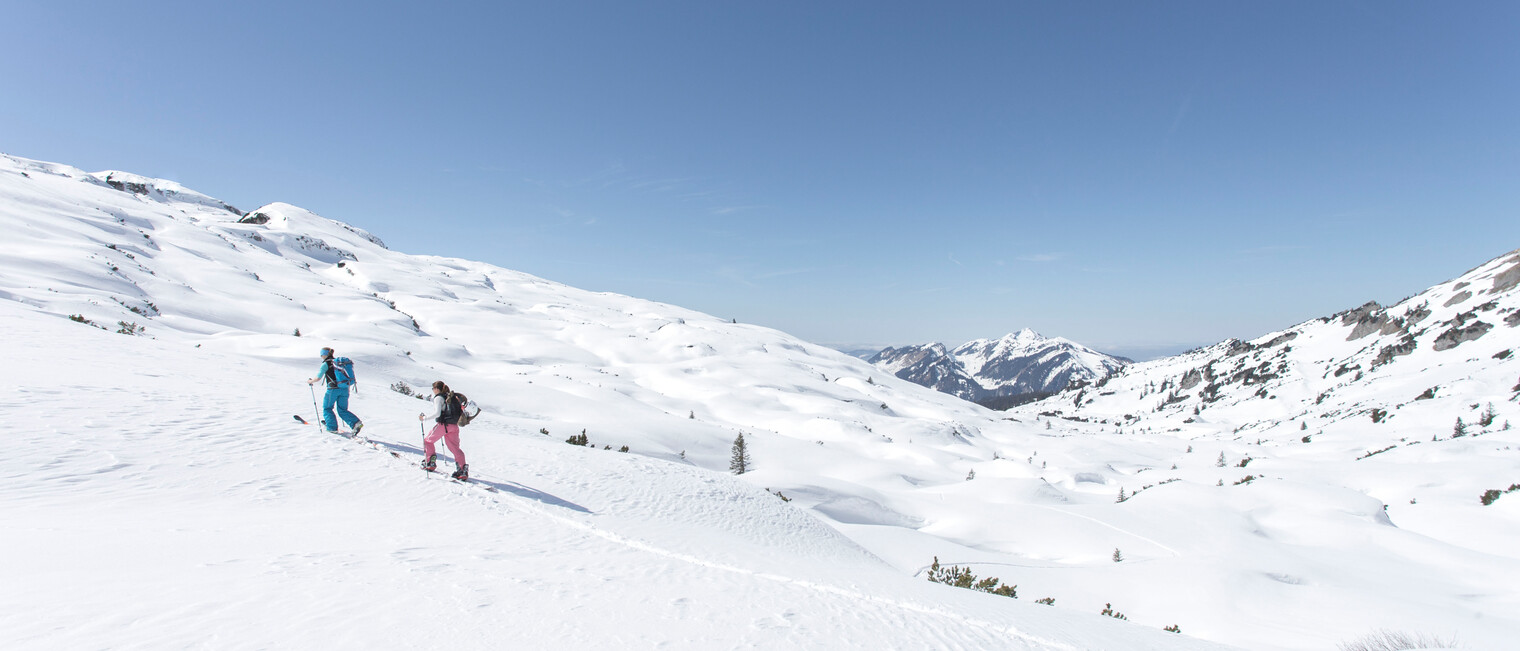 Skitour at the Gottesacker | © Kleinwalsertal Tourismus eGen | Photographer: Frank Drechsel