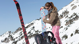 Ski tour at the Gottesacker | © Kleinwalsertal Tourismus eGen | Photographer: Frank Drechsel