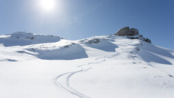 Spuren im Tiefschnee | © Kleinwalsertal Tourismus eGen | Fotograf: Frank Drechsel