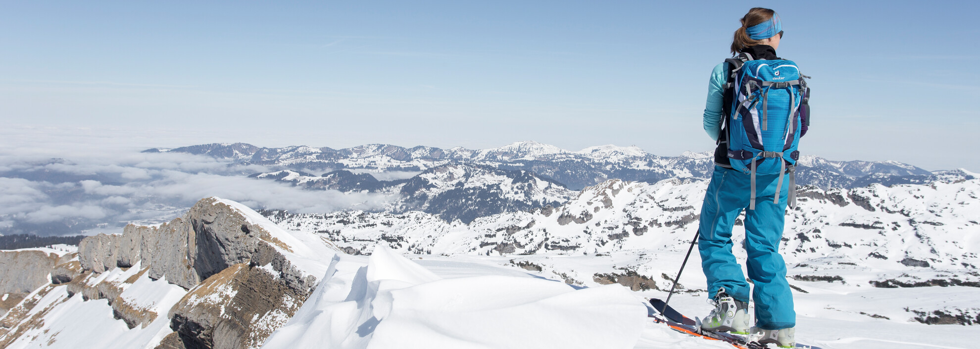 Freeriding im Kleinwalsertal | © Kleinwalsertal Tourismus eGen | Fotograf: Frank Drechsel