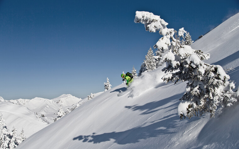 Skitour Freeride Marmot | © Kleinwalsertal Tourimsus eGen | Fotograf: Anton Brey