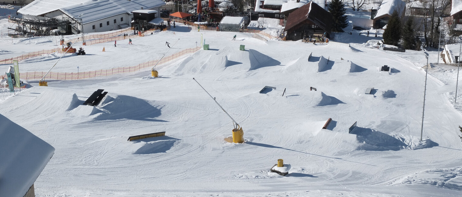 Crystal Ground Snowpark in Kleinwalsertal | © Kleinwalsertal Tourismus eGen