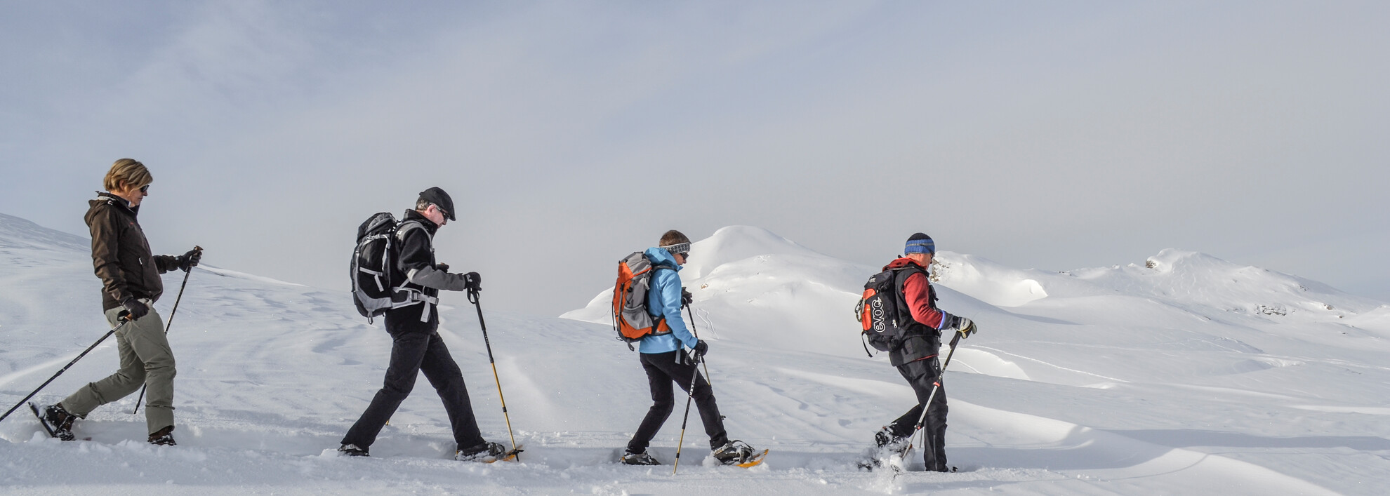 Schneeschuhwandern im Kleinwalsertal | © Kleinwalsertal Tourismus eGen