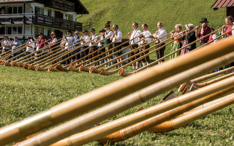 Alphorn Festival 2018 in Baad | ©  Kleinwalsertal Tourismus eGen | Photographer: Frank Drechsel