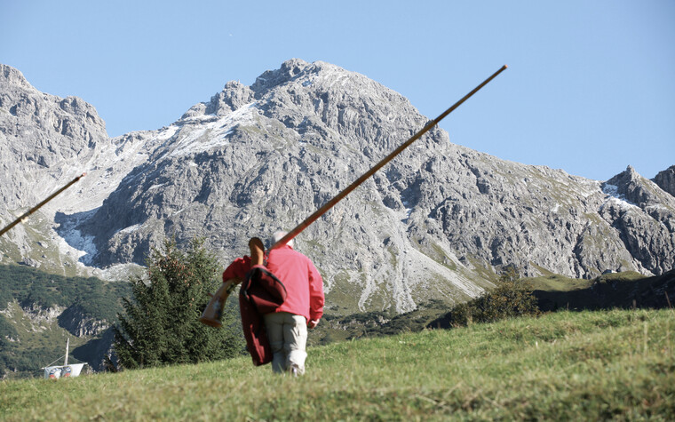 Alphornspieler | © Kleinwalsertal Tourismus eGen | Fotograf: Frank Drechsel