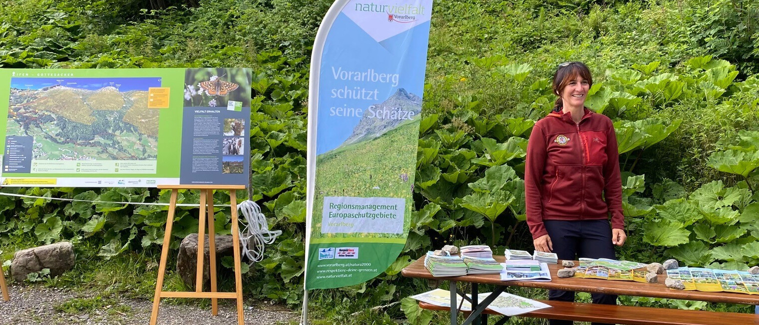 Infopoint bei den Natur Vielfalt Tagen | © Kleinwalsertal Tourismus eGen